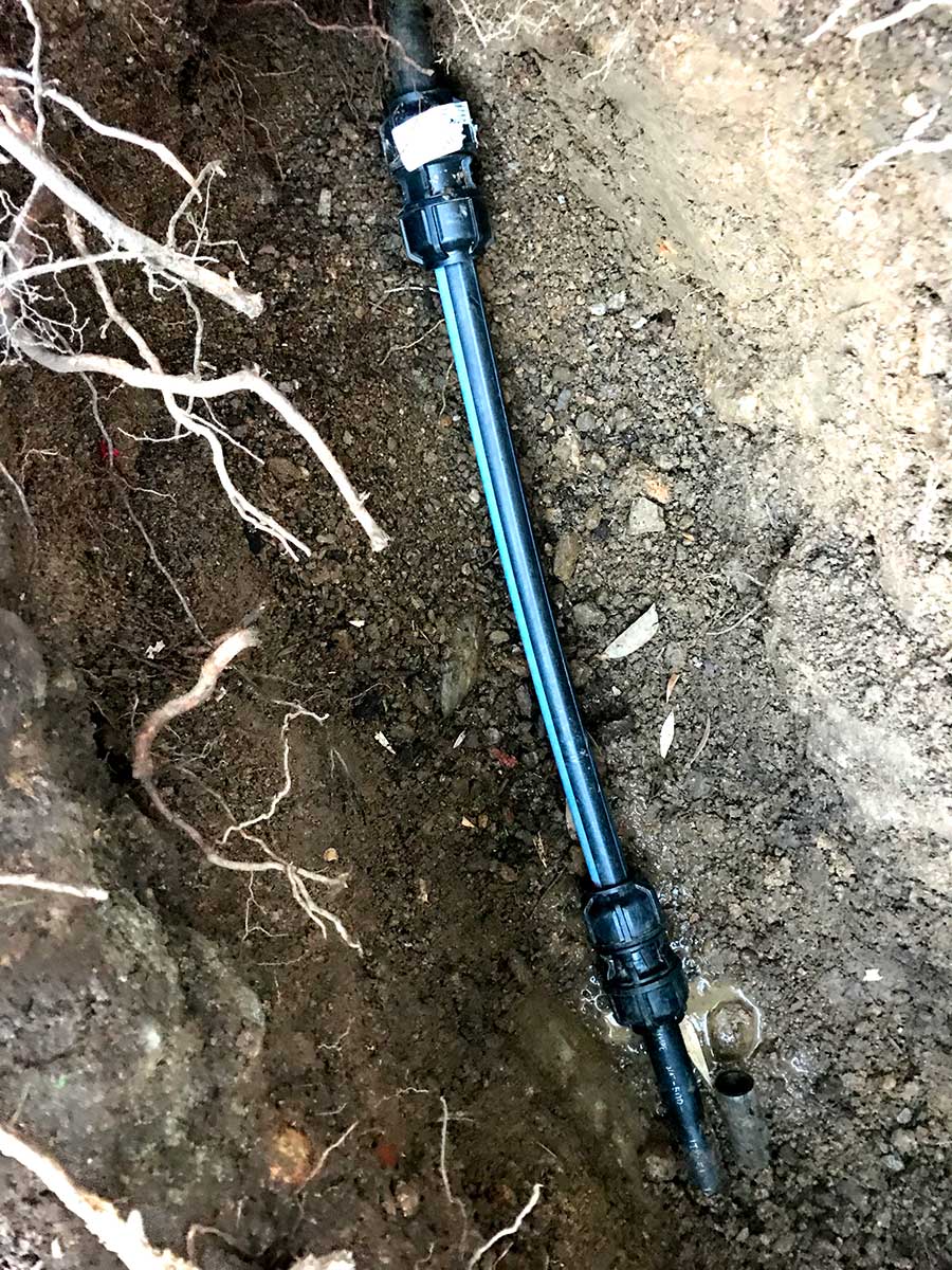 Repaired section